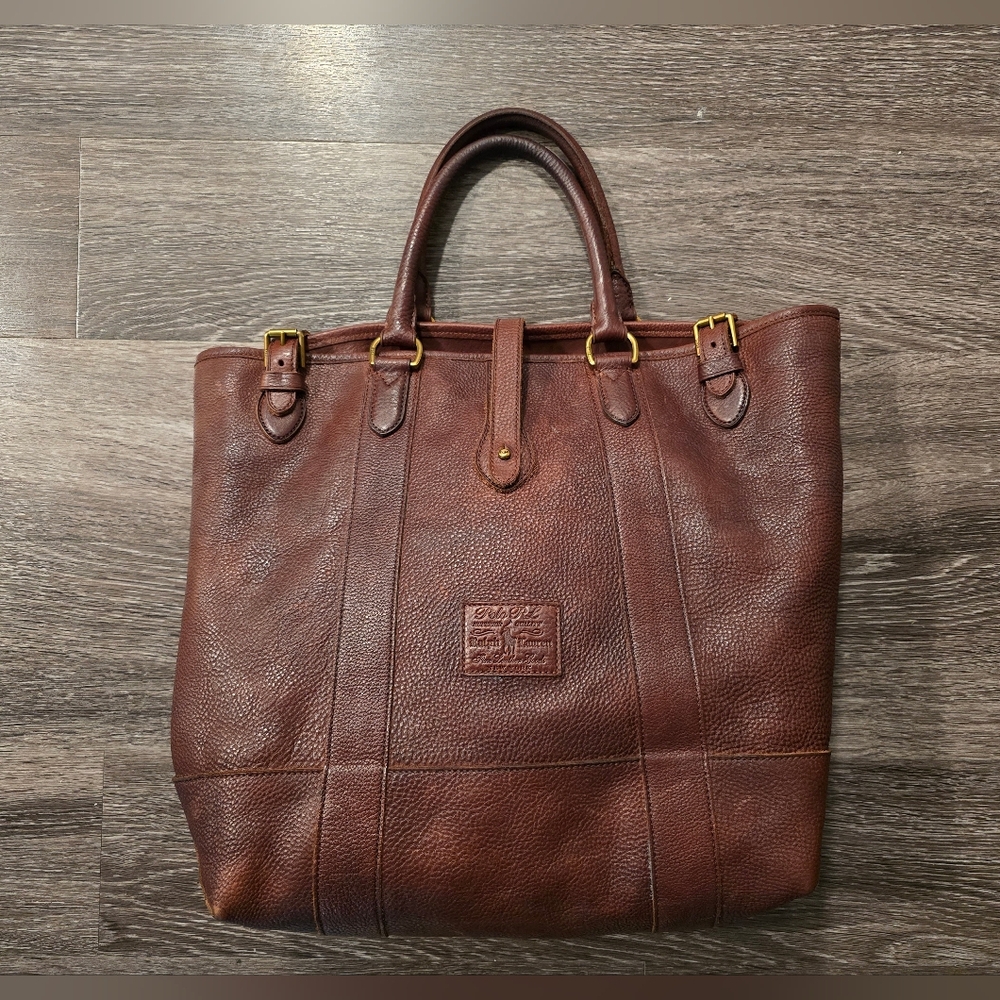 Polo Ralph Lauren Heritage Leather Tote - Picture 2 of 8